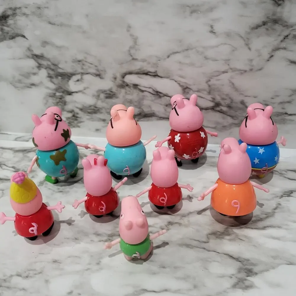 9 Peppa Pig figures